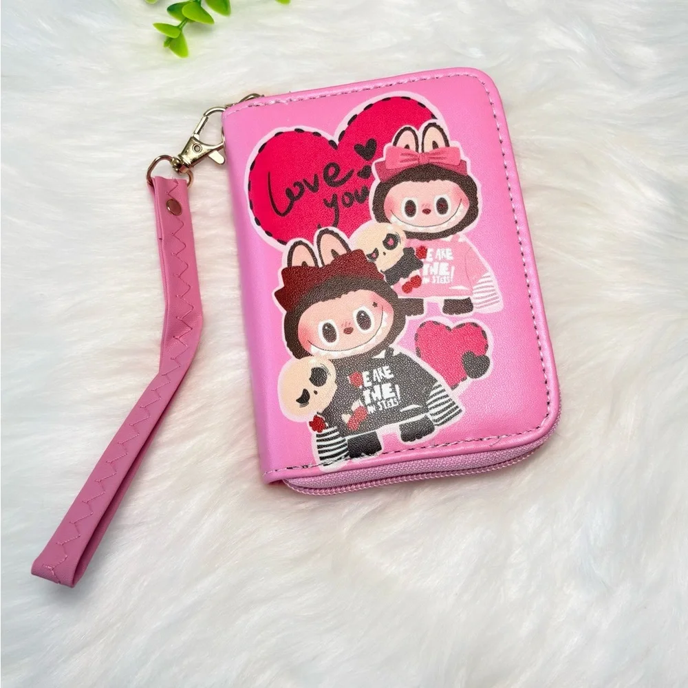 Monster Character Zippy Wallet with Wrist‎ Strap